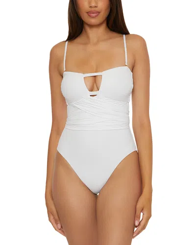 Becca By Rebecca Virtue The Butterfly Multi Way One Piece Swimsuit In White