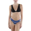 Becca By Rebecca Virtue Womens Embroidered Polyester Swim Bottom Separates In Blue