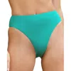 Becca By Rebecca Virtue Womens High Waist Solid Swim Bottom Separates In Blue