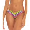 Becca By Rebecca Virtue Womens Printed Reversible Swim Bottom Separates In Multi