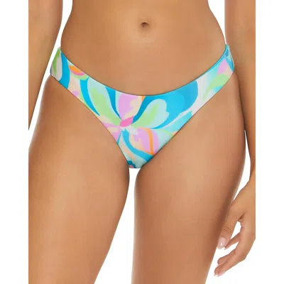 Becca By Rebecca Virtue Womens Reversible Nylon Swim Bottom Separates In Multi