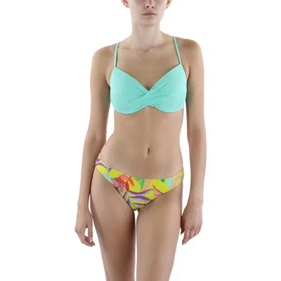 Becca By Rebecca Virtue Womens Reversible Polyester Swim Bottom Separates In Multi