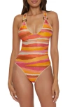 BECCA CANYON SUNSET ONE-PIECE SWIMSUIT