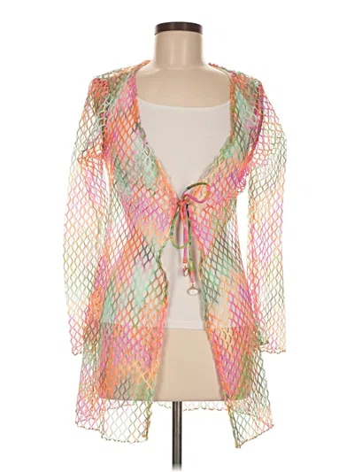 Pre-owned Becca Cardigan Sweater In Pink