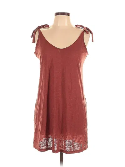 Pre-owned Becca Casual Dress In Burgundy