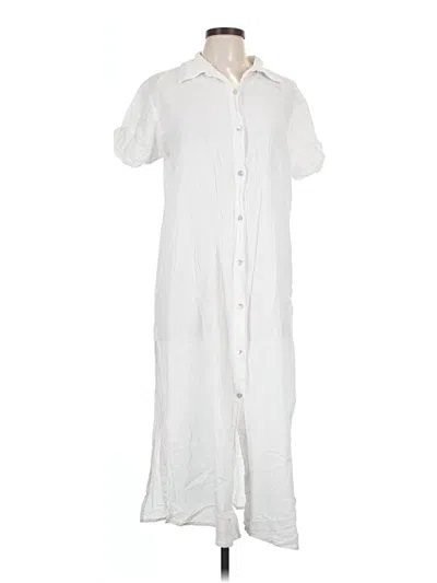 Pre-owned Becca Casual Dress In White