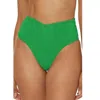 Becca Color Code High Cut Bikini Bottoms In Green
