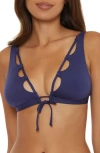 Becca Color Code Bikini Top In Navy