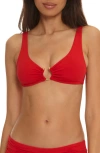 Becca Color Code Bralette Bikini Top In Black