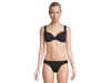 Becca Color Code Francesca Way Underwire Bra Top In Black