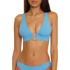Becca Color Code Halter Bikini Top In Blue