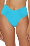 Becca Color Code High Cut Bikini Bottoms In Light Blue