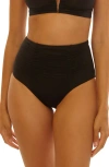 Becca Color Code High Waist Bikini Bottoms In Brown