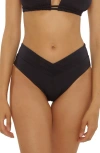 Becca Color Code High Waist Bikini Bottoms In Black