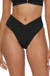 Becca Color Code High Waist Bikini Bottoms In Black
