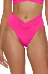 Becca Color Code High Waist Bikini Bottoms In Cosmopolitan
