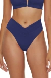 Becca Color Code High Waist Bikini Bottoms In Marina