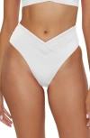 Becca Color Code High Waist Bikini Bottoms In White