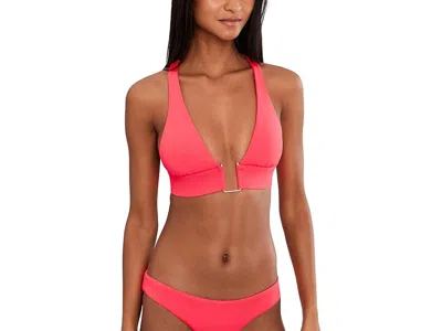 Becca Color Code Maddison Wide Band Halter Top In Pink