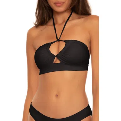 Becca Color Code Multiway Bikini Top In Black