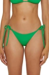 Becca Color Code Side Tie Bikini Bottoms In Green