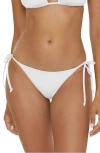 Becca Color Code Side Tie Bikini Bottoms In White