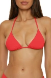 Becca 'color Code' Triangle Bikini Top In Fire