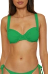 Becca Color Code Underwire Bikini Top In Emerald