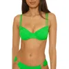 Becca Color Code Underwire Bikini Top In Green
