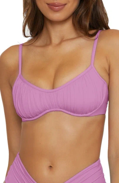 Becca Color Code Underwire Bikini Top In Malva ModeSens