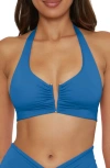 Becca Color Code V-wire Bikini Top In Lagoon