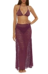 Becca Color Play Multifit Cover-up Skirt In Aubergine