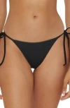Becca Color Play Side Tie Bikini Bottoms In Black