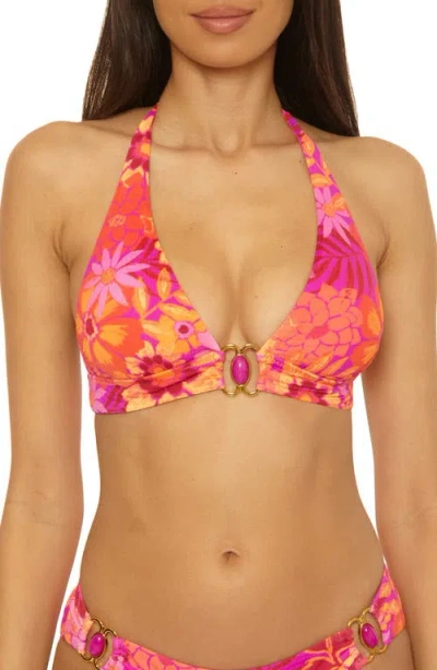 BECCA BECCA COPACABANA HALTER BIKINI TOP