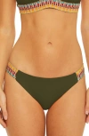 Becca Delilah Bikini Bottoms In Bay Leaf