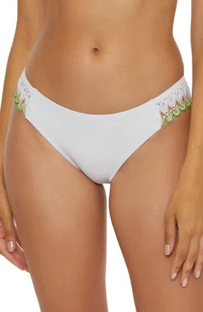 Becca Delilah Bikini Bottoms In White