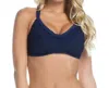 Becca E-cup (dd-cup) Ladder Back Bralette Bikini Top In Prairie Rose Navy In Multi