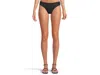 Becca Bikini Bottom Womens Black Modern Edge Rib American Fit Buu1270 In Black