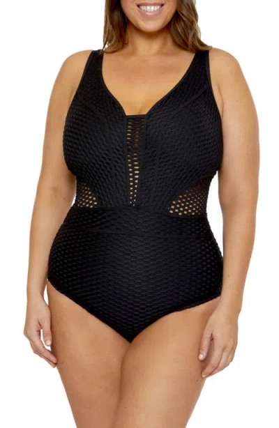 Becca Etc . Castaway One-piece Swimsuit Plus)