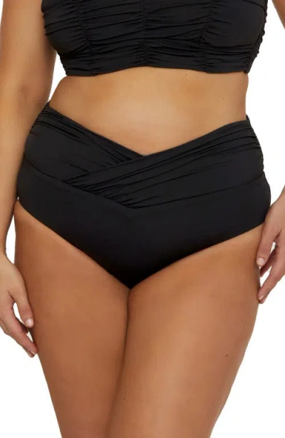 Becca Etc . Marble Canyon High Waist Bikini Bottoms