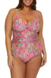 Becca Etc . Polynesia Tankini Top