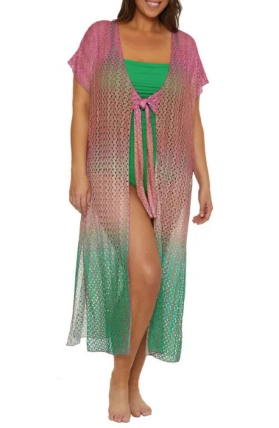 Becca Etc . Sunset Metallic Ombré Cover-up Dressing Gown
