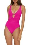 Becca Garden Of Eden Multifit One-piece Swimsuit In Azalea