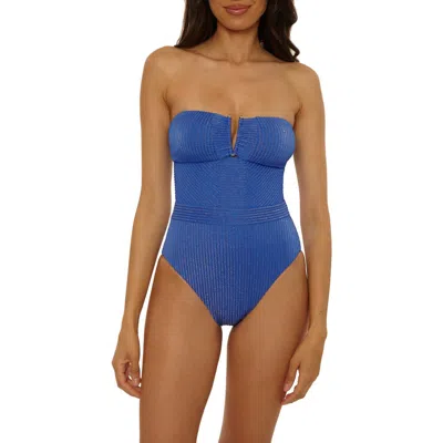 Becca Golden Isle One-piece Swimsuit In Blue