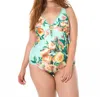Becca High Tea Plunge One Piece Swimsuit - Plus In Bec High Tea In Multi