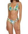 Becca Hipster Bikini Bottom In Isla Verde In Multi