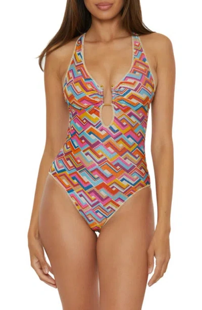 Becca Las Palmas One-piece Swimsuit In Multi