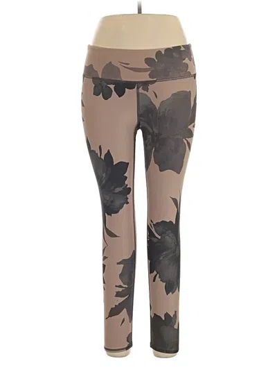 Pre-owned Becca Leggings In Brown
