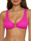 BECCA LUMINOUS STEPHANIE SCOOP NECK BIKINI TOP