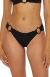Becca Marble Canyon Ring Hipster Bikini Bottoms In Black
